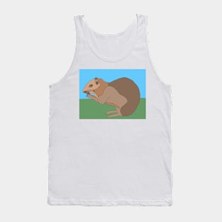 Capybara looking cute! Tank Top